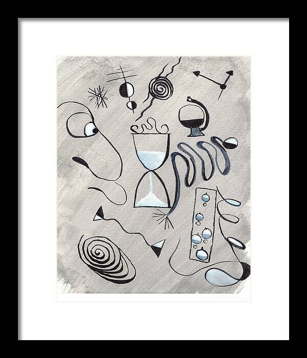 Le Temps Pass - Framed Print