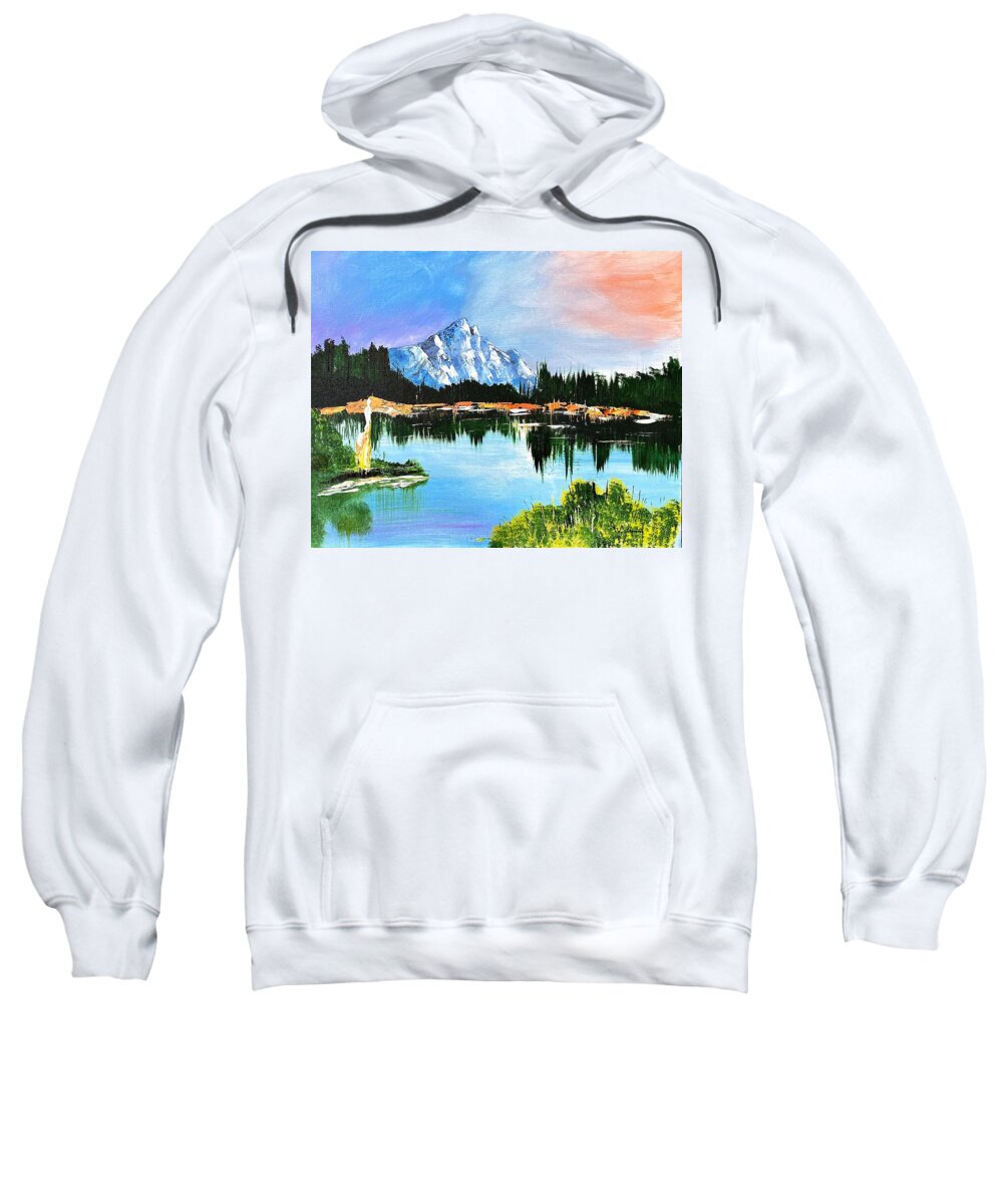 Mountain Lake at Sunset - Sweatshirt