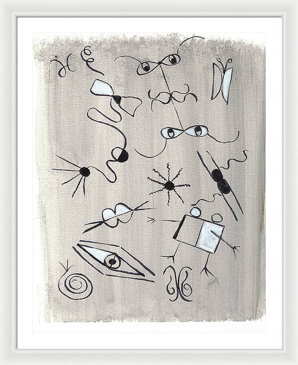 Tete A Tete - Framed Print