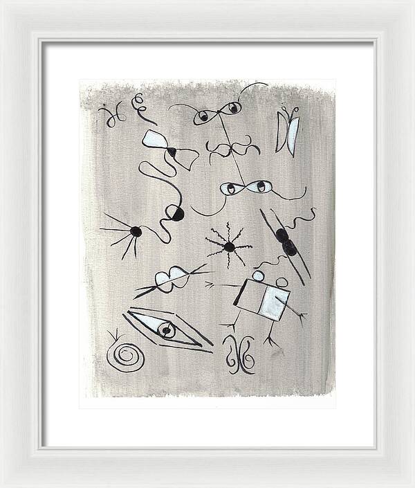 Tete A Tete - Framed Print