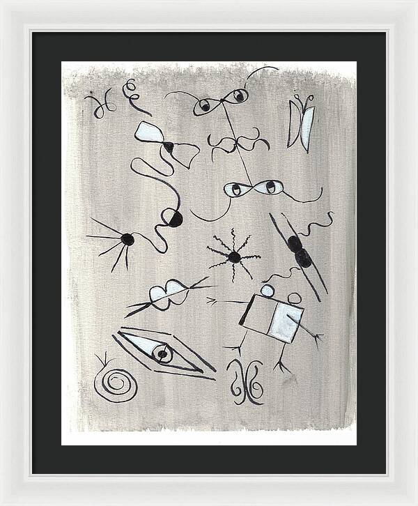 Tete A Tete - Framed Print