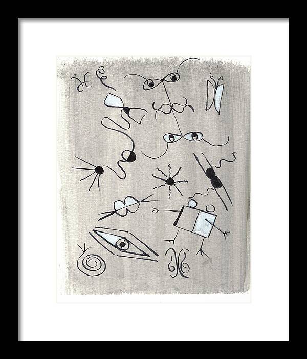 Tete A Tete - Framed Print