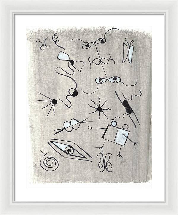 Tete A Tete - Framed Print