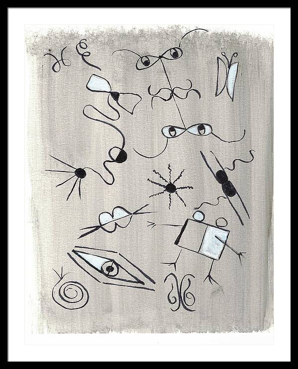 Tete A Tete - Framed Print