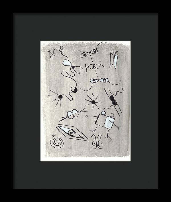 Tete A Tete - Framed Print