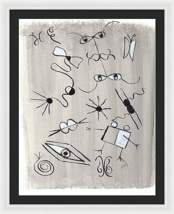Tete A Tete - Framed Print