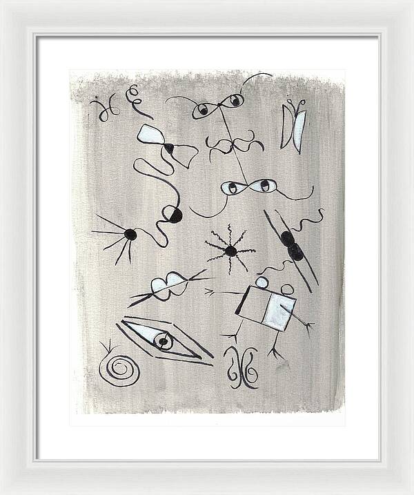 Tete A Tete - Framed Print