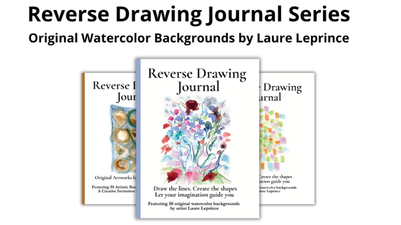Aquarelles numériques issues des livres – Art intuitif à imprimer