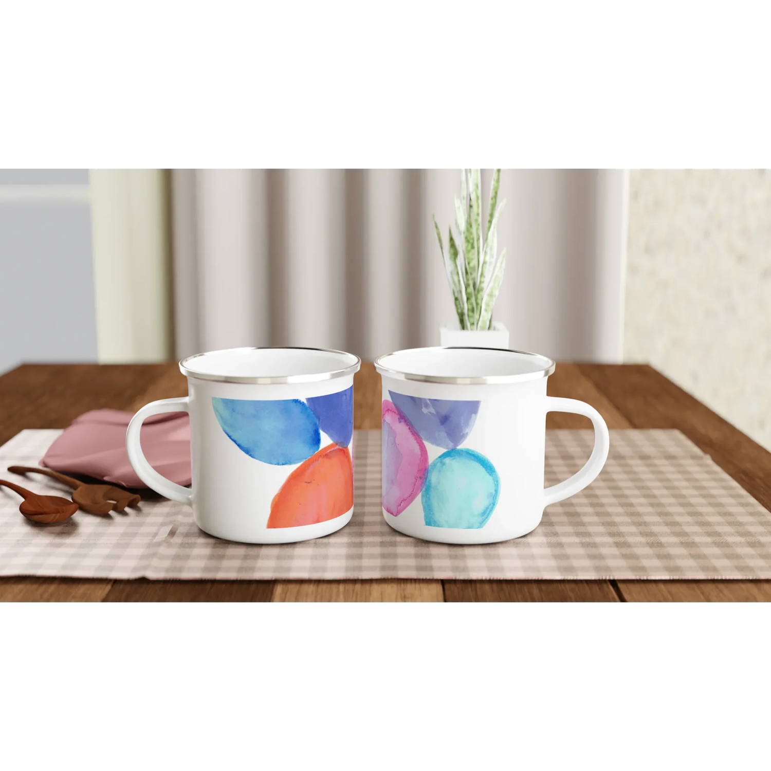 Mug en émail 35 cl - Laure Leprince - Artiste Peintre