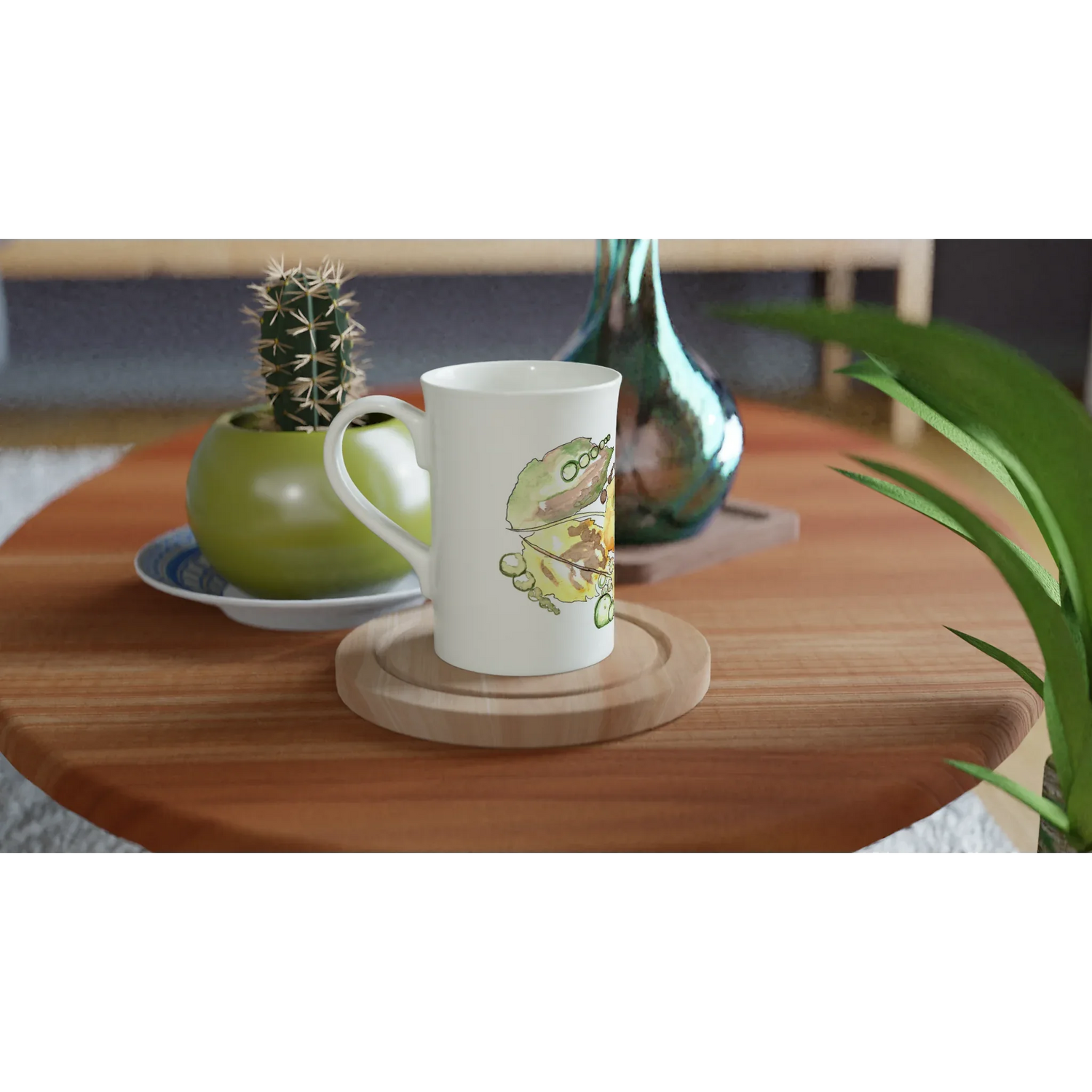 Mug en porcelaine - Laure Leprince - Artiste Peintre