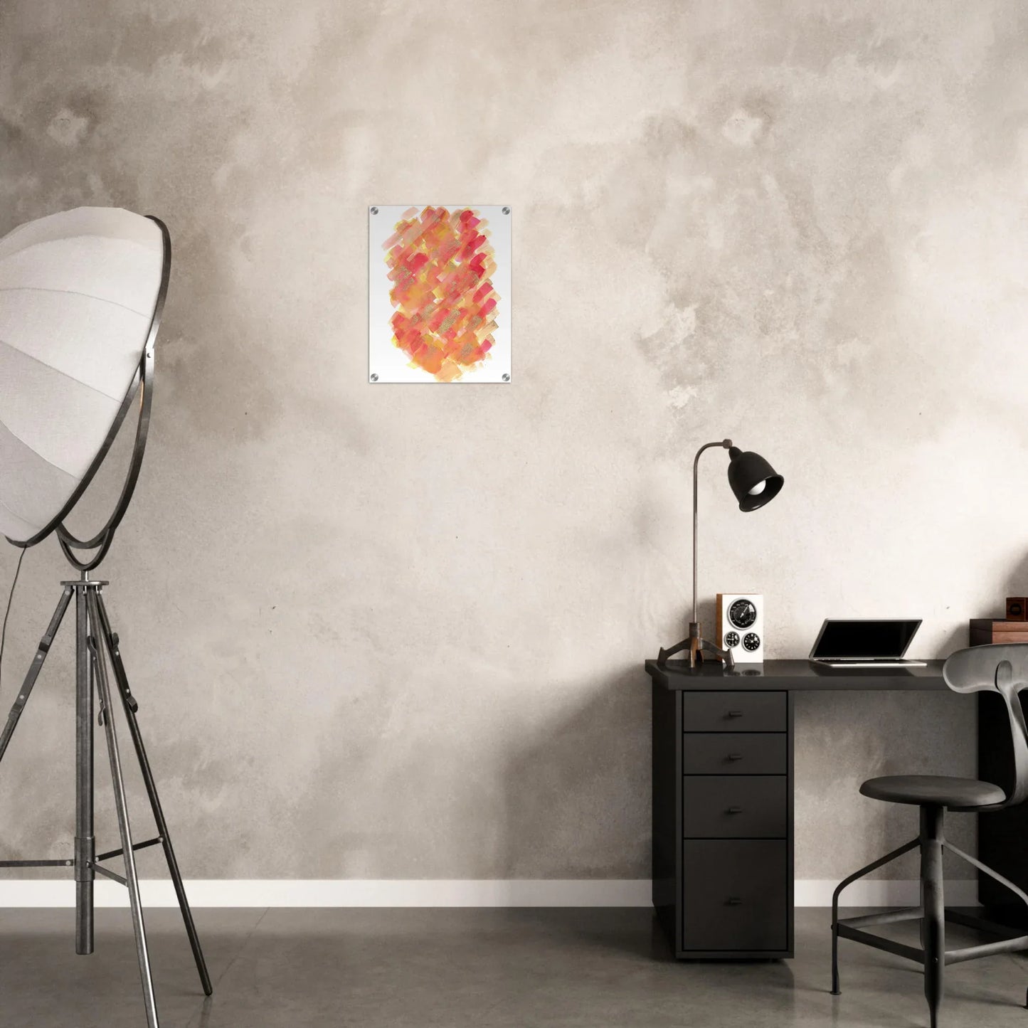 Impression sur acrylique brillante Sunset Ember| Art contemporain par Laure Leprince - Laure Leprince - Artiste Peintre