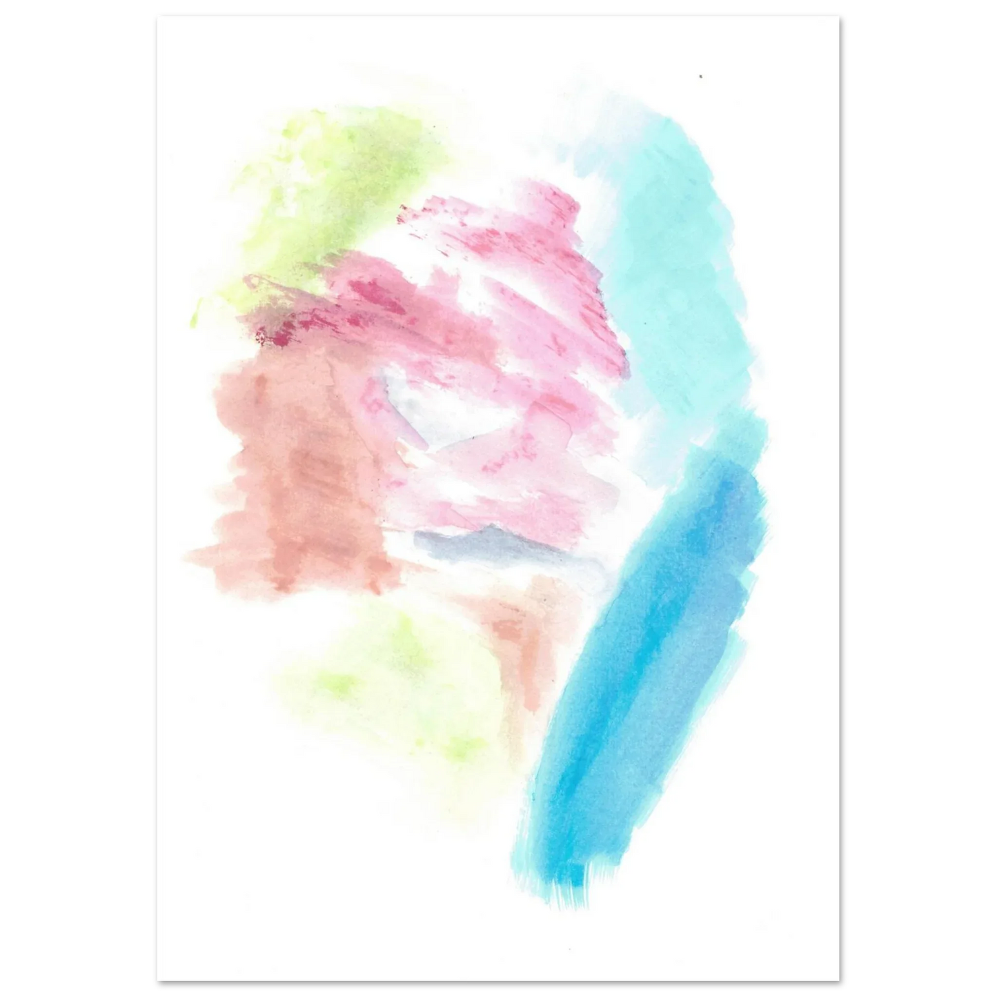 Premium Matte Paper Poster Aquarelle Originale RDJ3-3 - Laure Leprince - Artiste Peintre