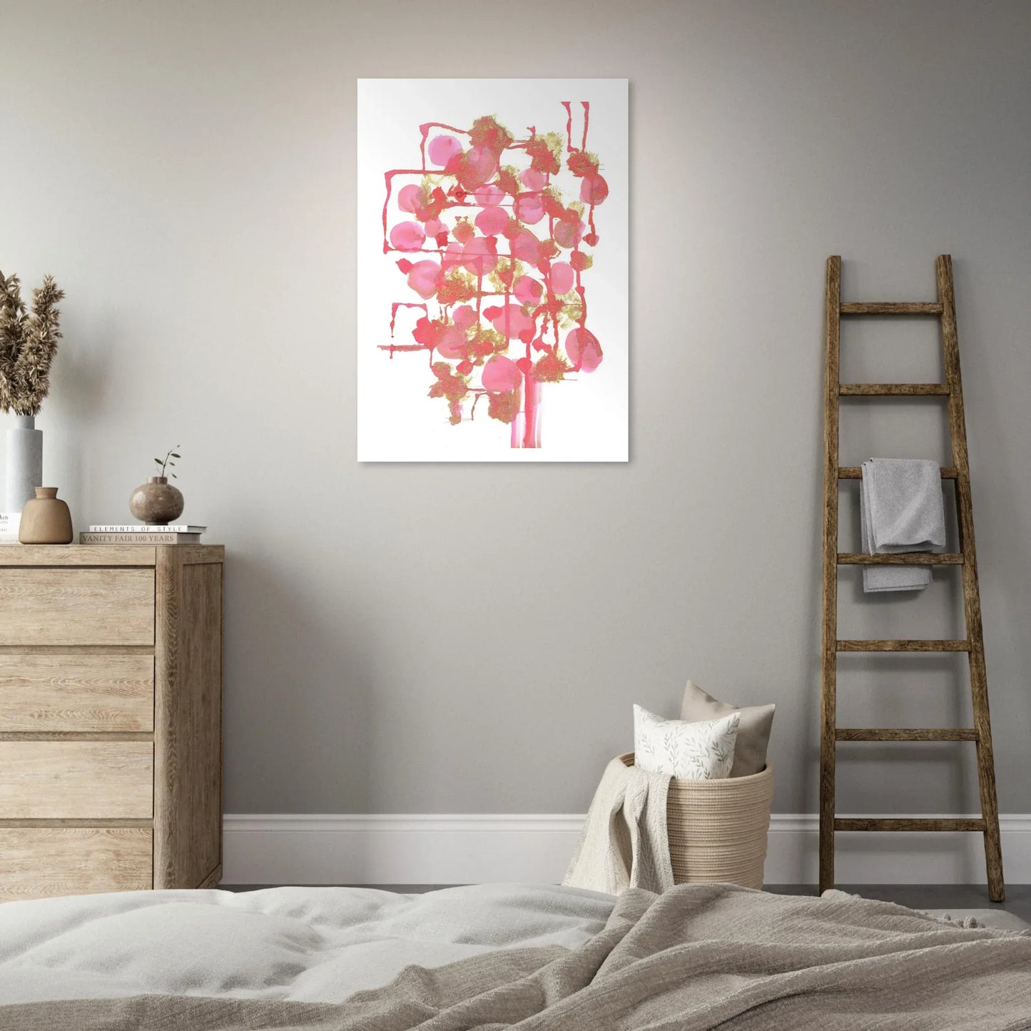 Premium Matte Paper Poster Aquarelle Originale RDJ3-11 - Laure Leprince - Artiste Peintre