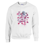 Sweatshirt Unisexe Classique – Impression Artistique Jardin des Ombrelles| Premium Cotton Blend - Laure Leprince - Artiste Peintre