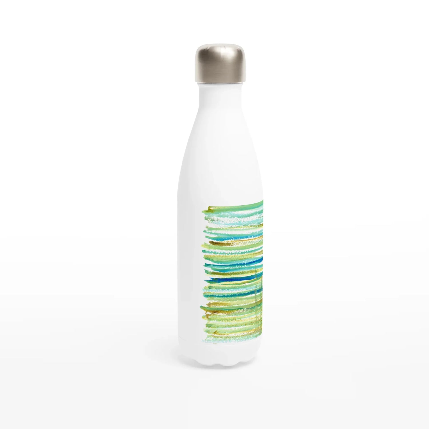 Bouteille isotherme en acier inoxydable 500 ml Trame – Design artistique exclusif - Laure Leprince - Artiste Peintre
