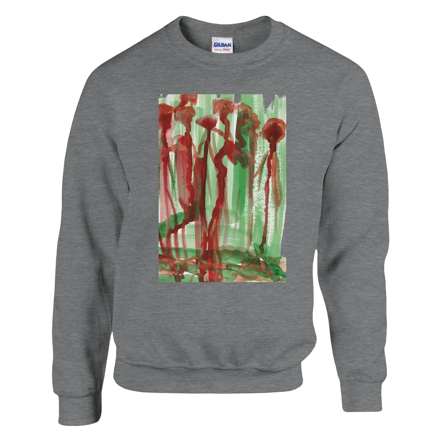 Sweatshirt Unisexe Classique Forest Choir – Impression Artistique Multicolore - Laure Leprince - Artiste Peintre