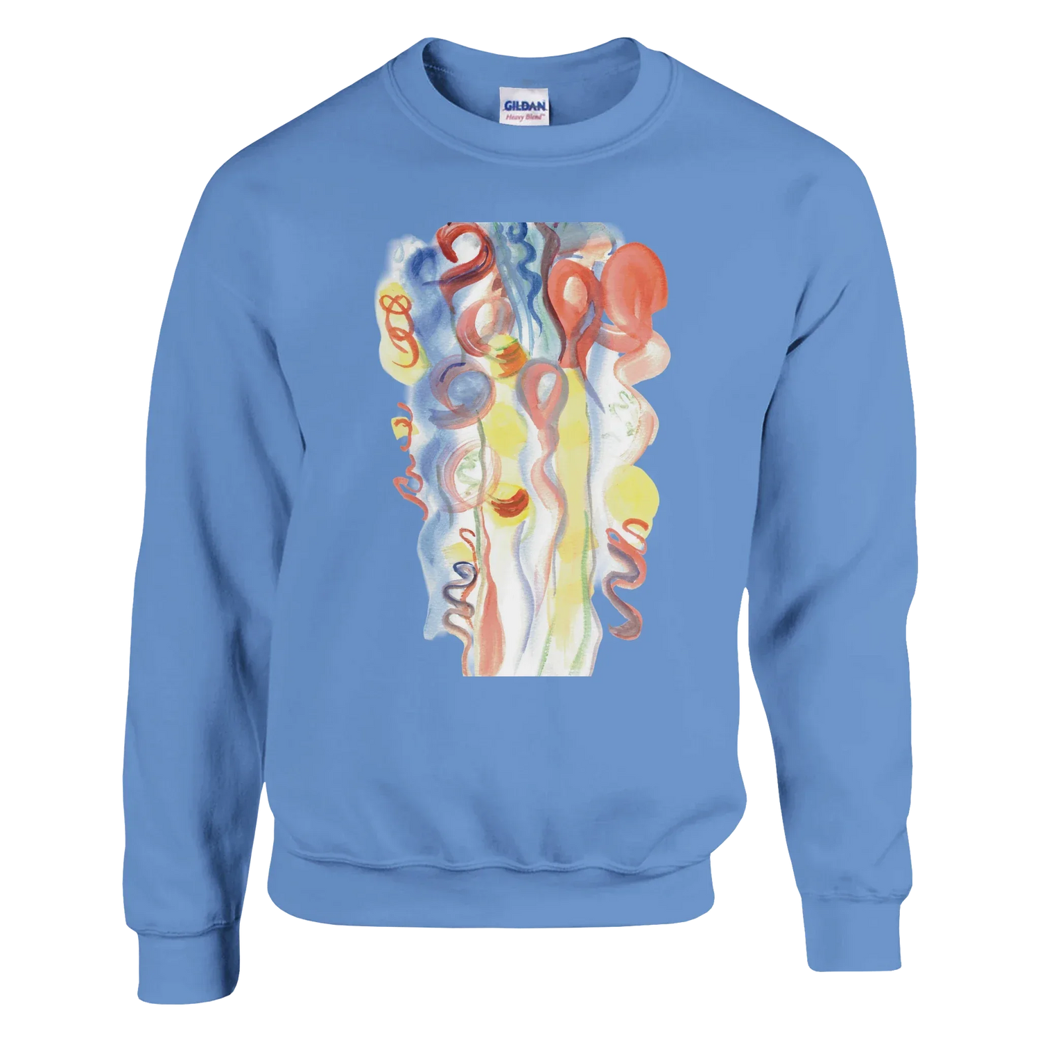 Sweatshirt Unisexe Classique Urban Parade – Impression Artistique Multicolore - Laure Leprince - Artiste Peintre