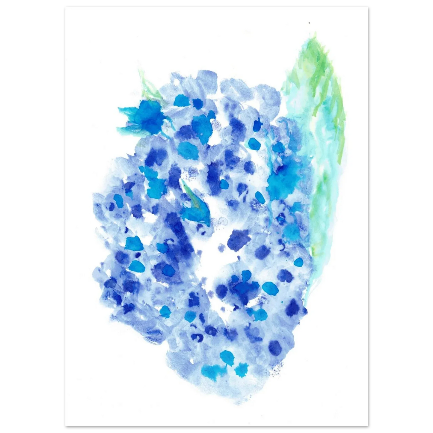 Premium Matte Paper Poster Aquarelle Originale RDJ3-2 - Laure Leprince - Artiste Peintre