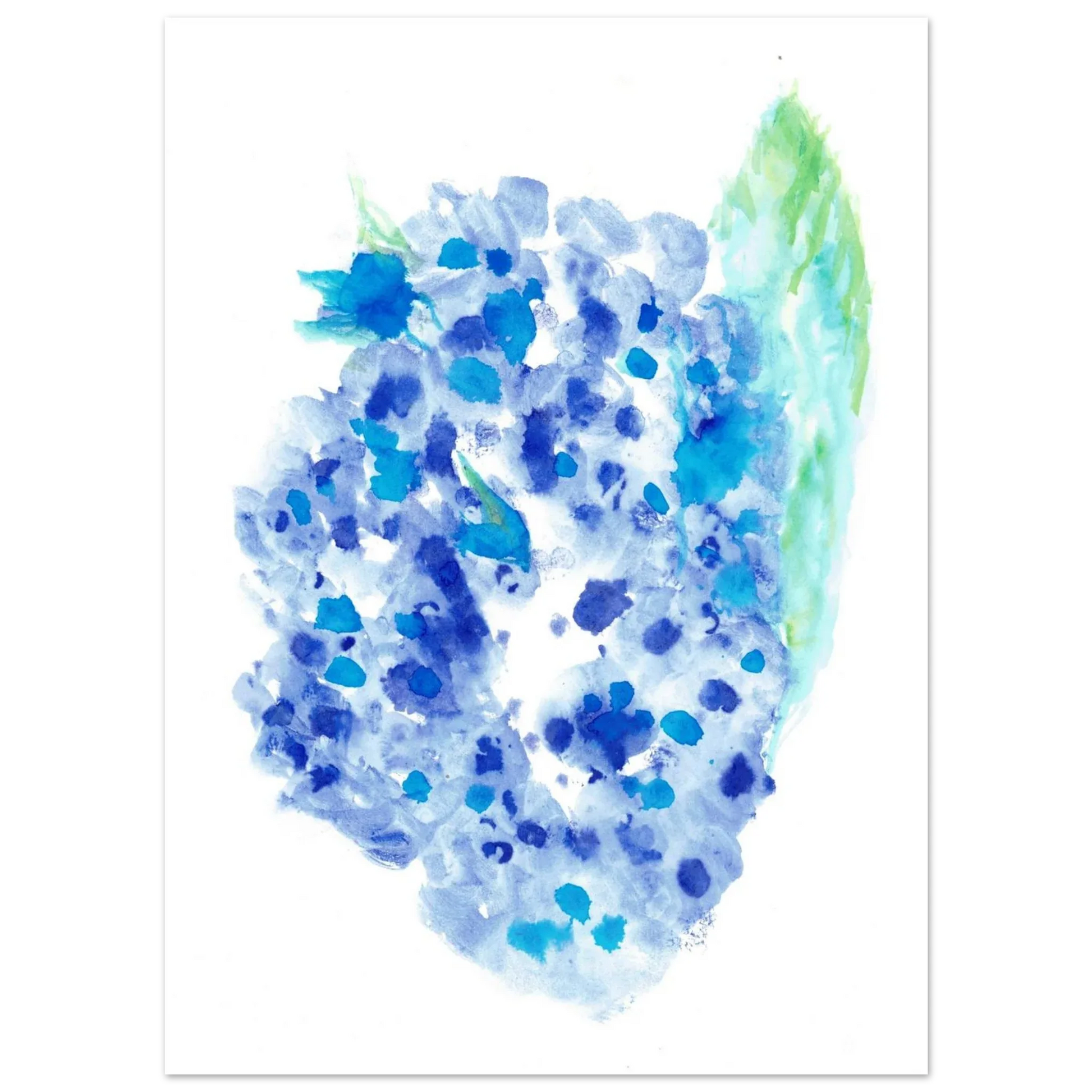 Premium Matte Paper Poster Aquarelle Originale RDJ3-2 - Laure Leprince - Artiste Peintre