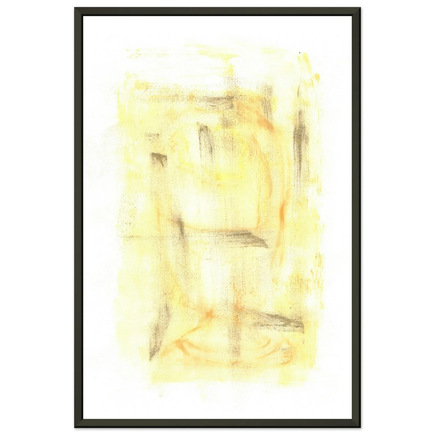 Classic Semi-Glossy Paper Metal Framed Post Golden Haze - Laure Leprince - Artiste Peintre
