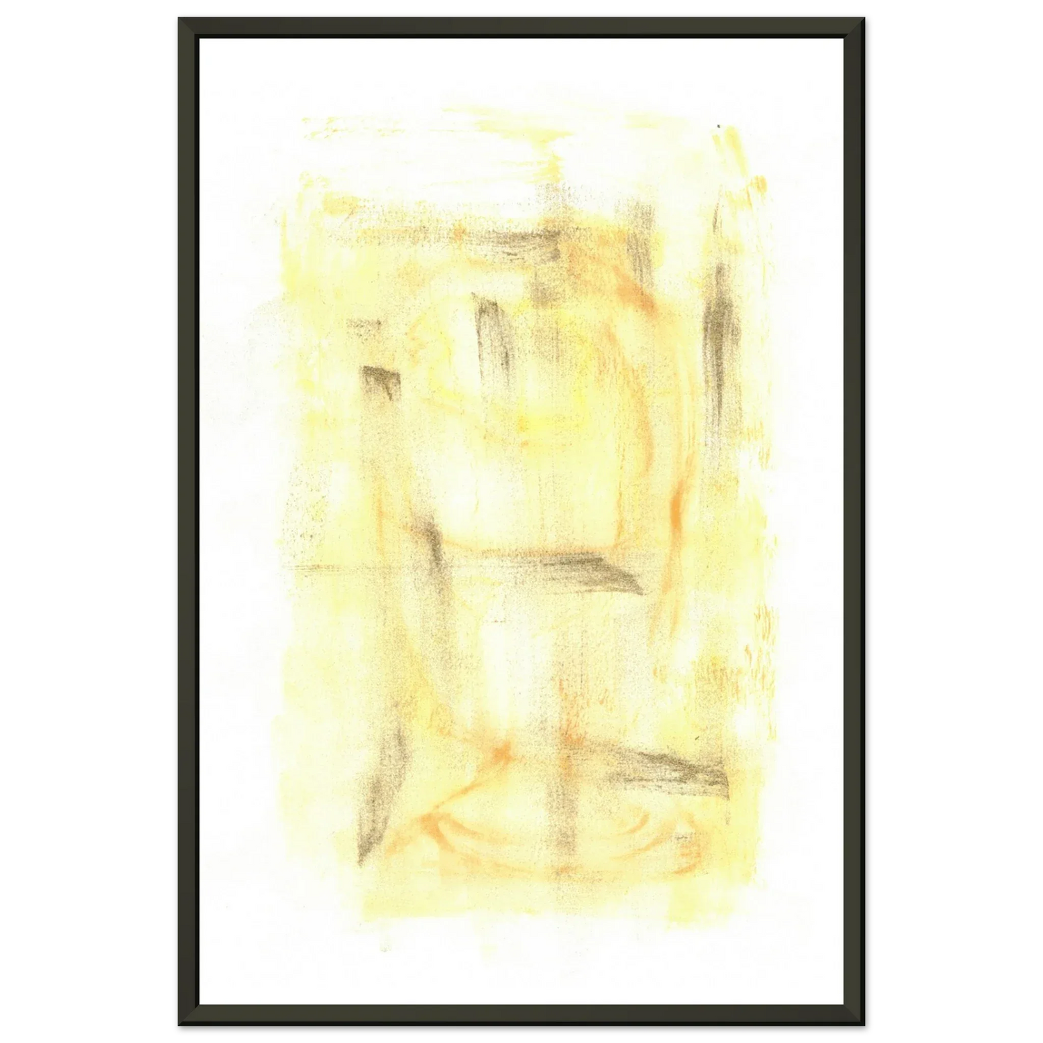 Classic Semi-Glossy Paper Metal Framed Post Golden Haze - Laure Leprince - Artiste Peintre