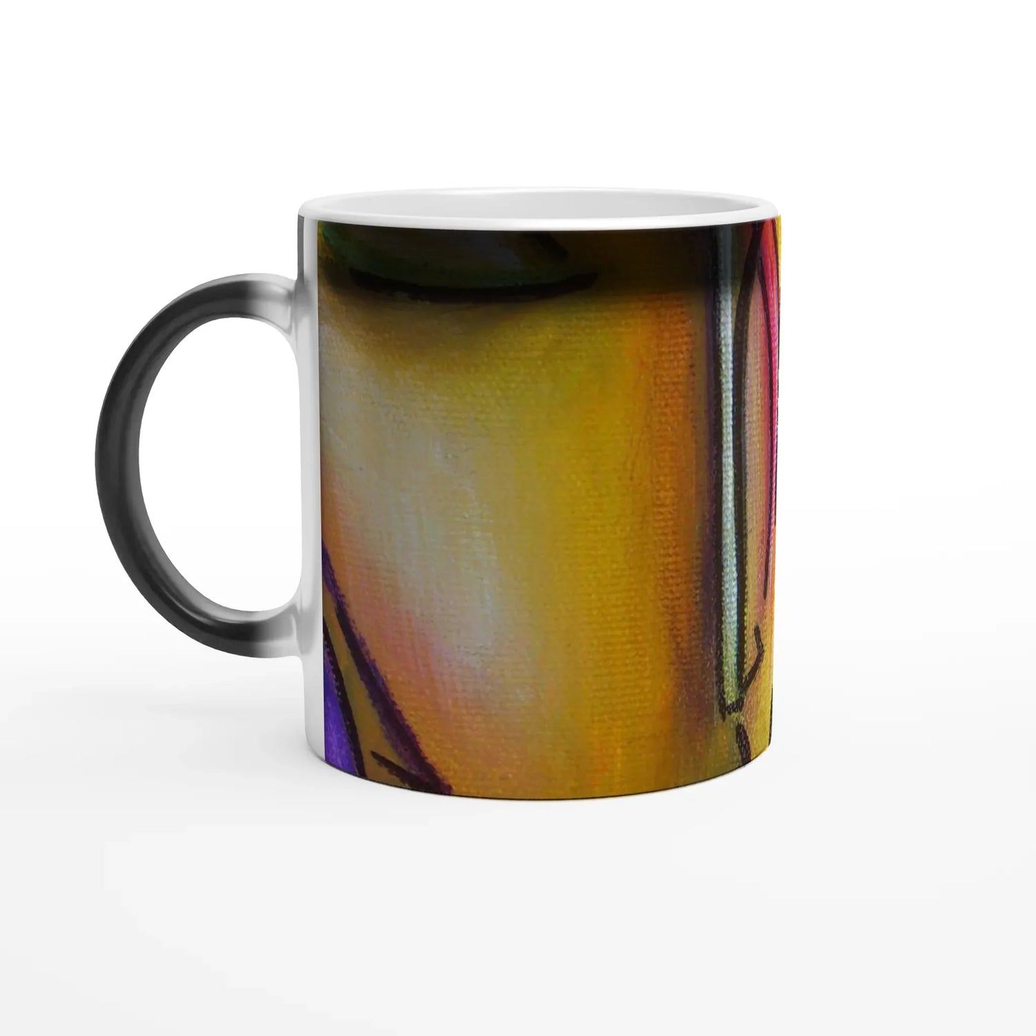 Mug magique en céramique 325 ml trouncho#2 – Révèlez votre motif à la chaleur - Laure Leprince - Artiste Peintre