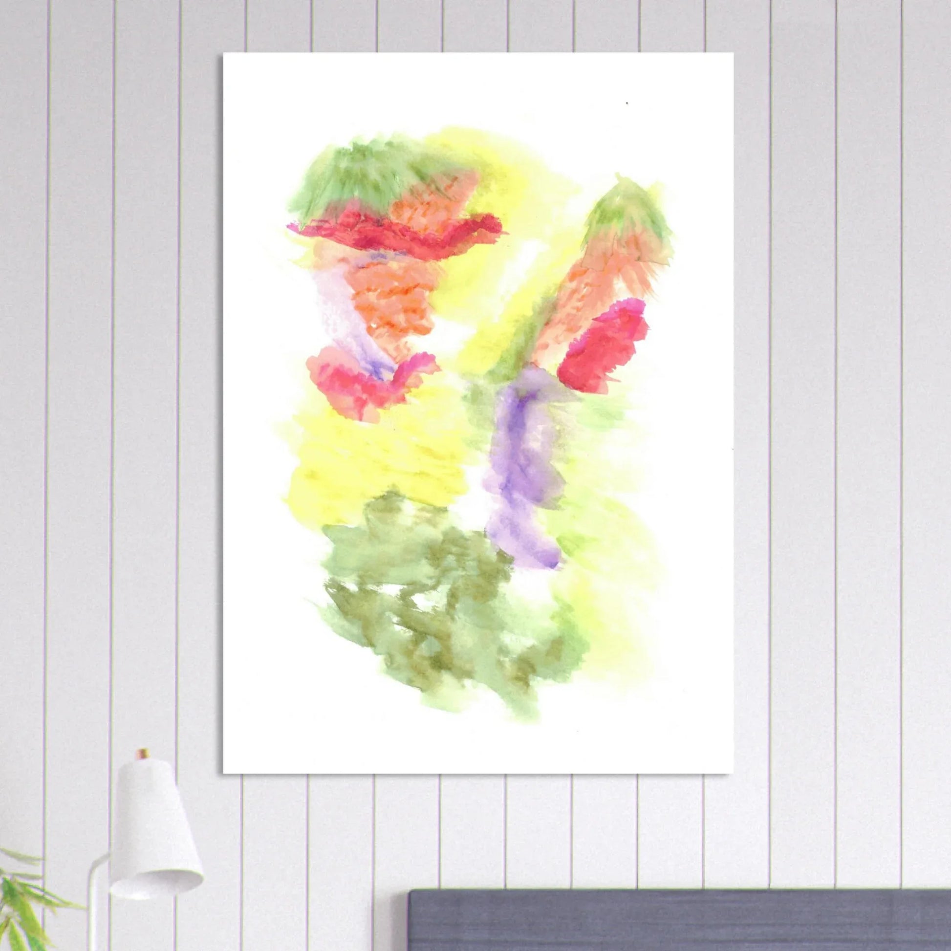 Premium Matte Paper Poster Aquarelle Originale RDJ3-1 - Laure Leprince - Artiste Peintre