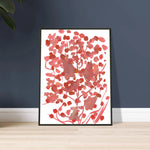 Classic Semi-Glossy Paper Metal Framed Poste Bois de Rubis - Laure Leprince - Artiste Peintre