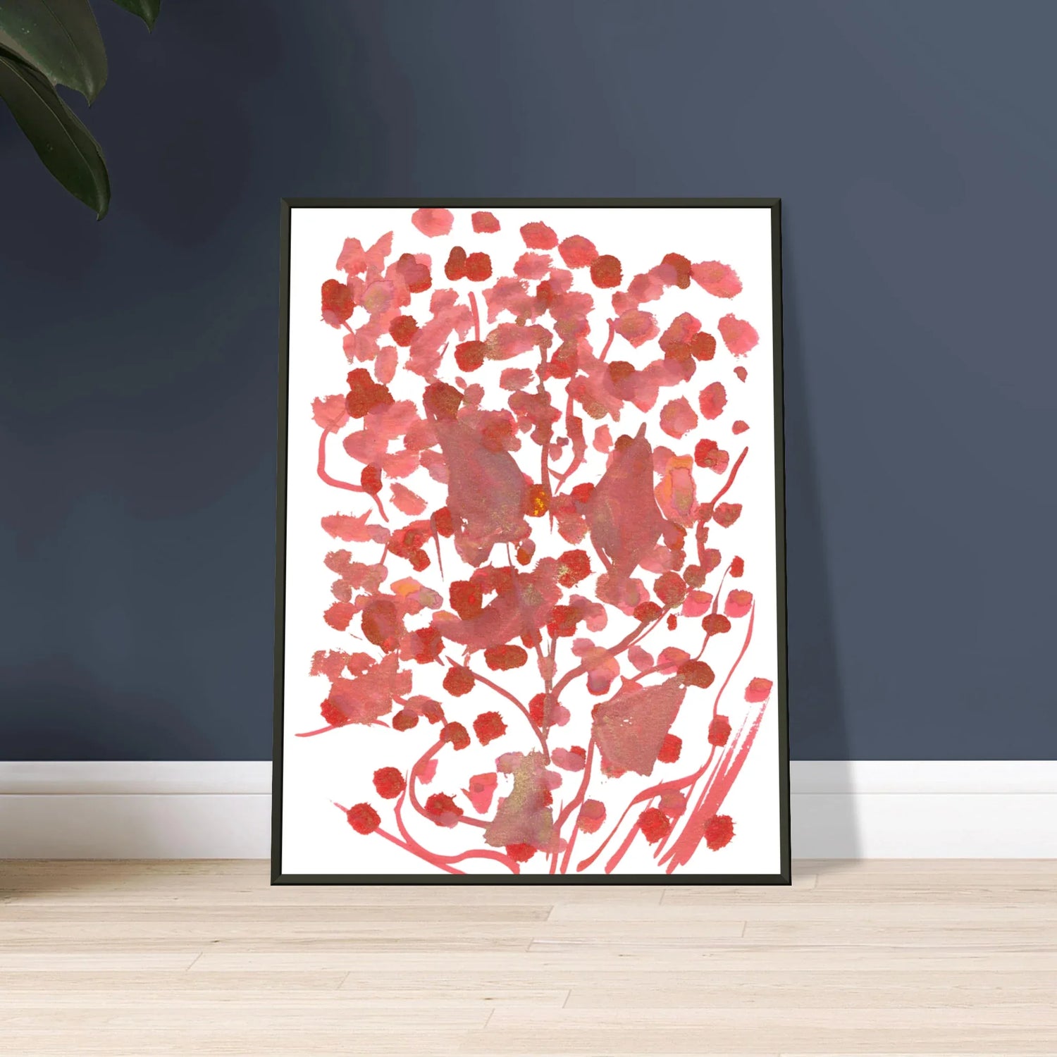 Classic Semi-Glossy Paper Metal Framed Poste Bois de Rubis - Laure Leprince - Artiste Peintre