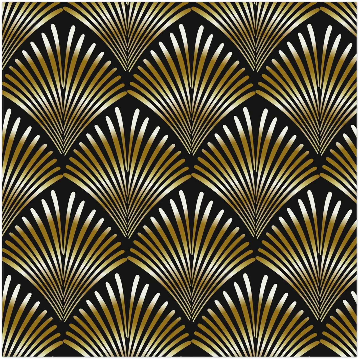 Cartes Postales Art Déco Or Noir - Collection Limitée Designs - Laure Leprince - Artiste Peintre