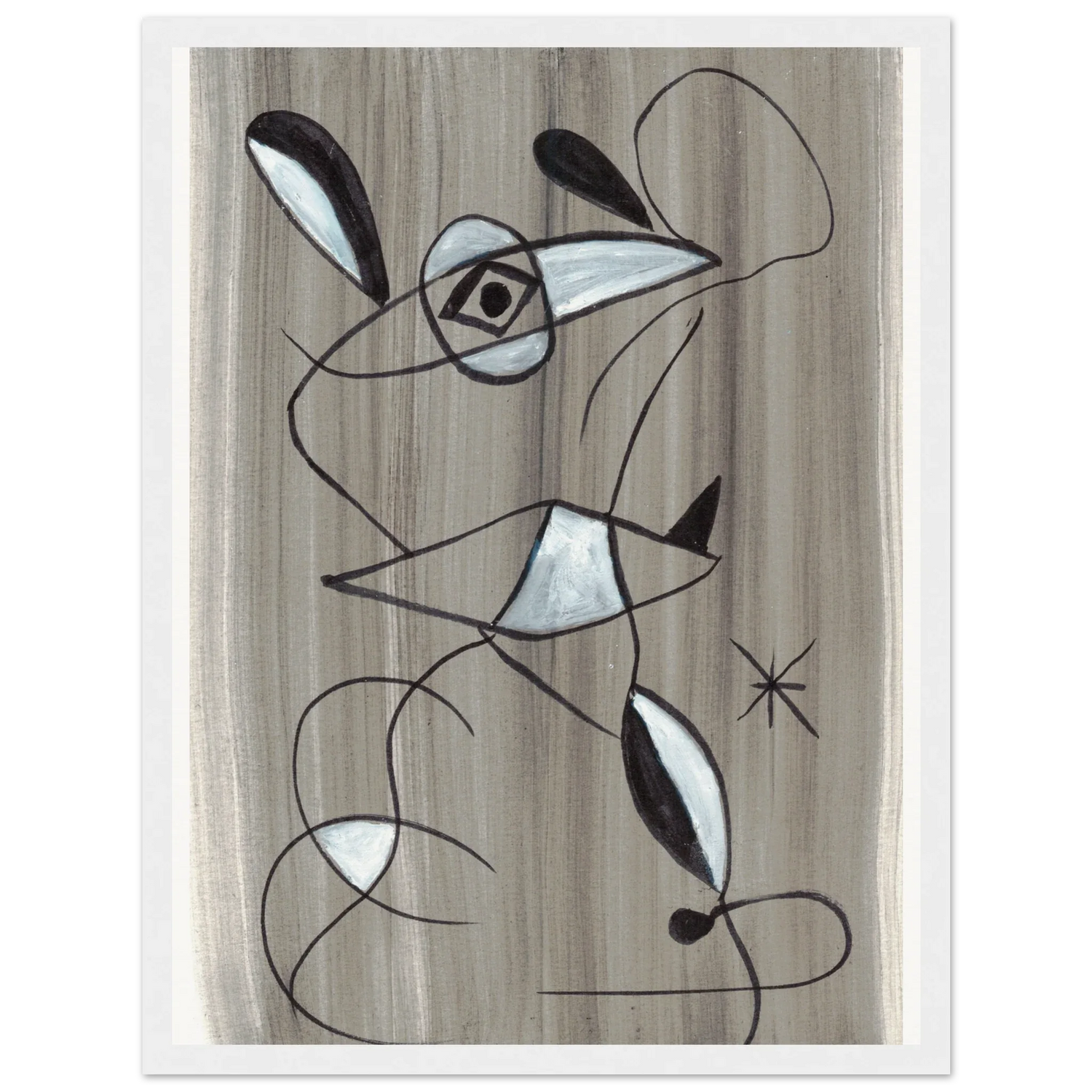 Affiche encadrée bois | Papier mat qualité musée | Aquarelle originale Laure Leprince - Laure Leprince - Artiste Peintre