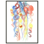 Classic Semi-Glossy Paper Metal Framed Poste Urban Parade - Laure Leprince - Artiste Peintre