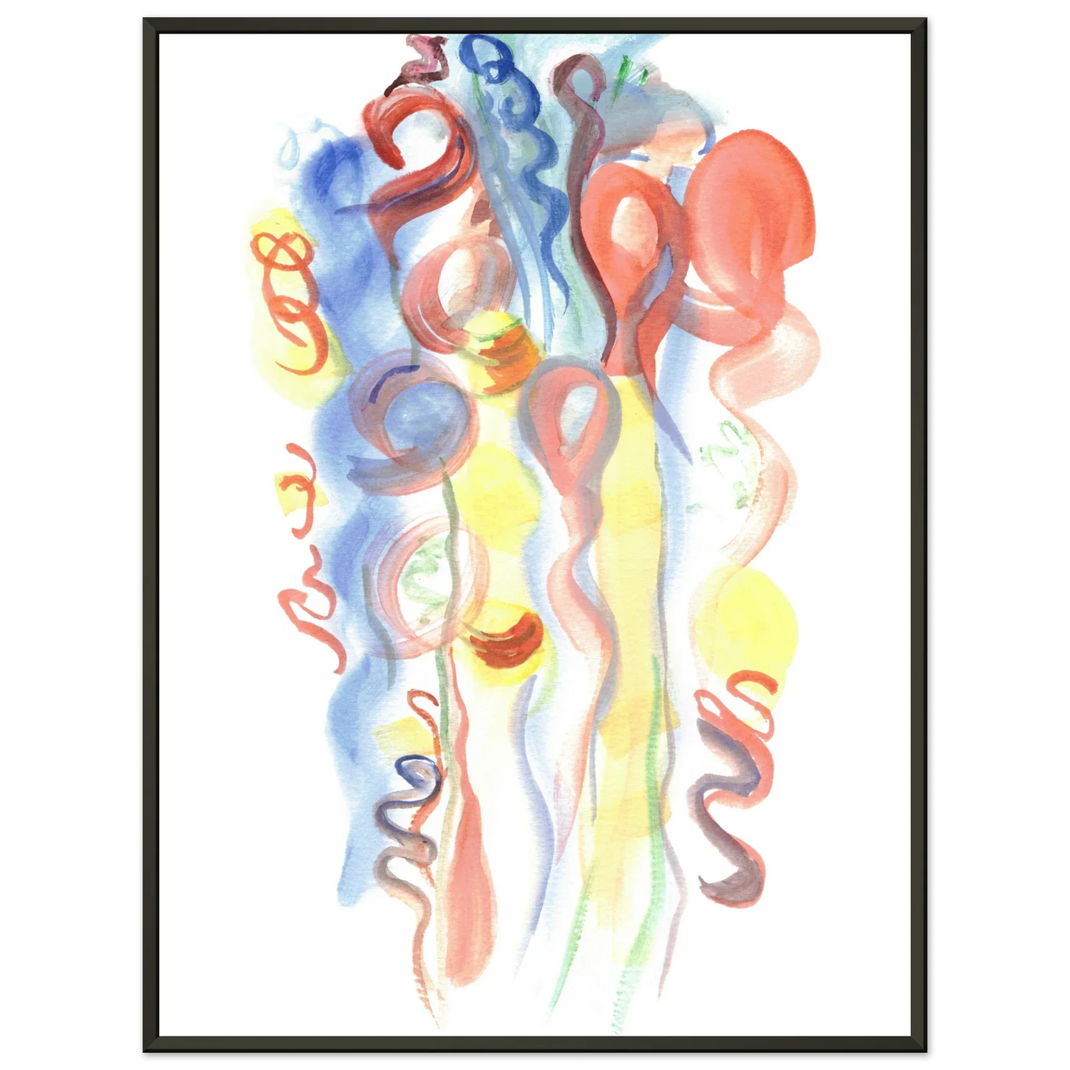 Classic Semi-Glossy Paper Metal Framed Poste Urban Parade - Laure Leprince - Artiste Peintre