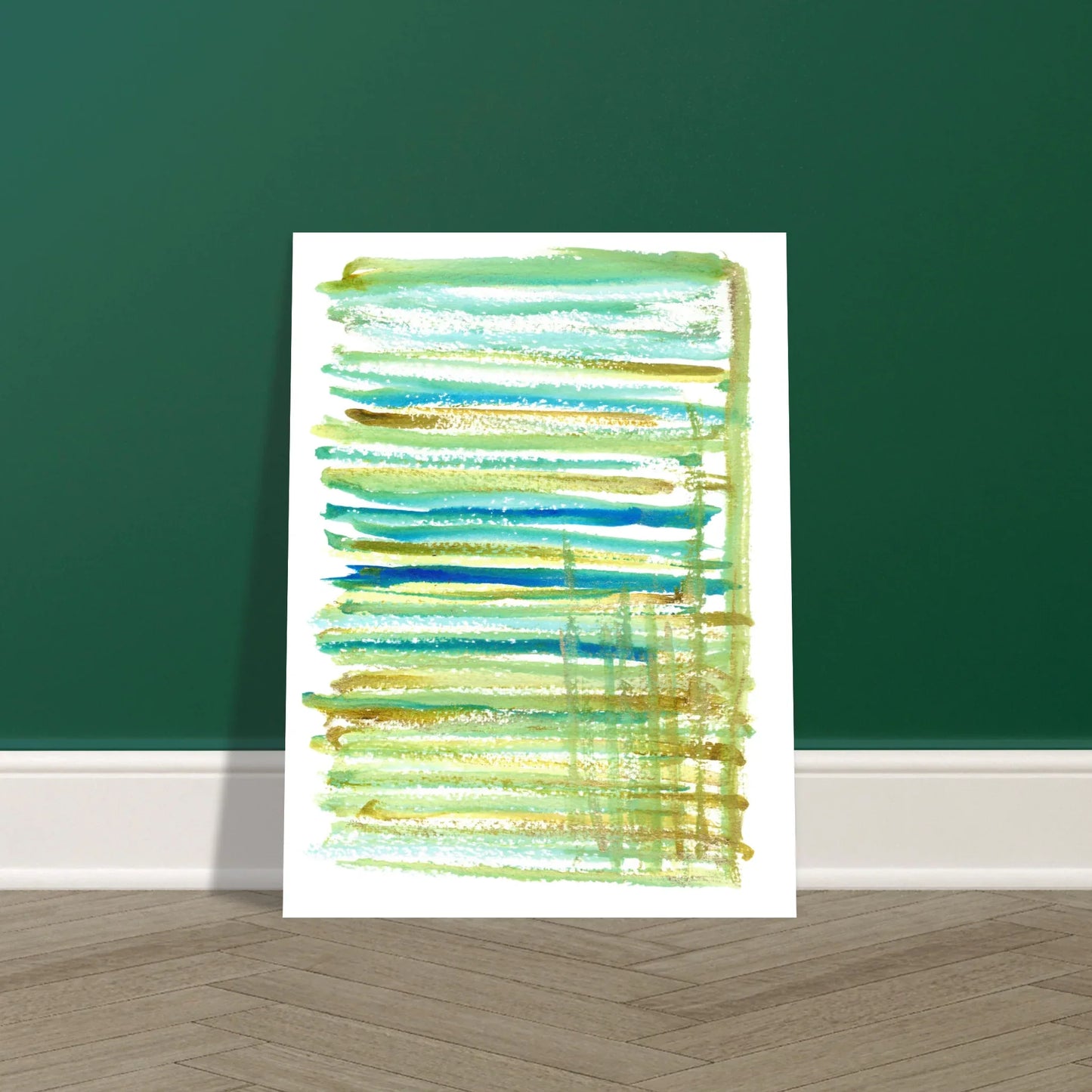 Affiche premium sur papier mat Trame – Art mural de qualité supérieure - Laure Leprince - Artiste Peintre