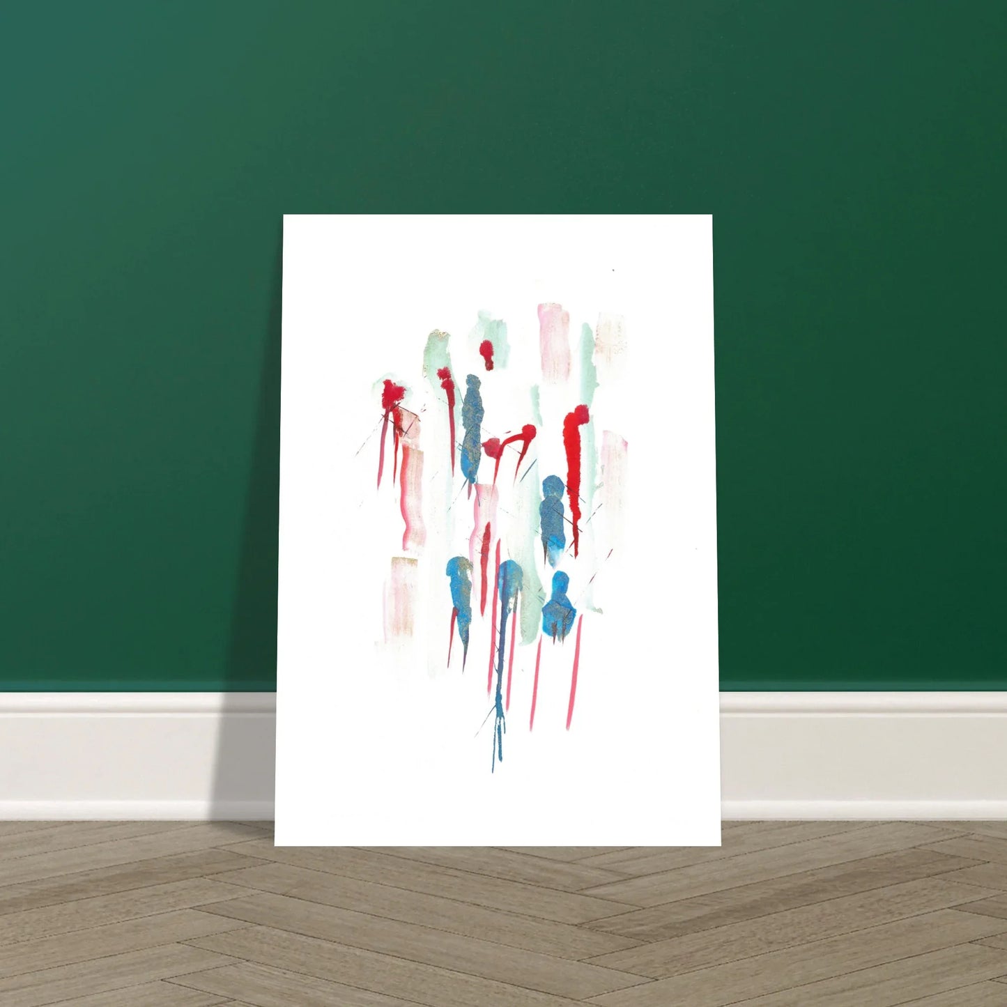 Affiche premium sur papier mat Personnages – Art mural de qualité supérieure - Laure Leprince - Artiste Peintre
