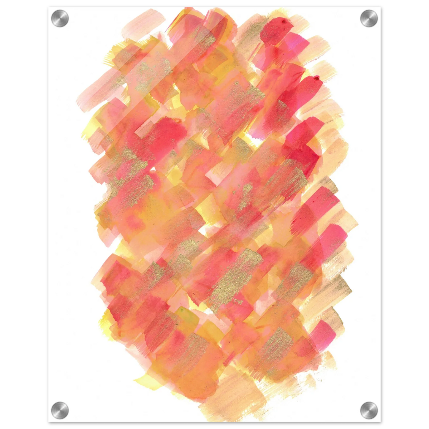 Impression sur acrylique brillante Sunset Ember| Art contemporain par Laure Leprince - Laure Leprince - Artiste Peintre