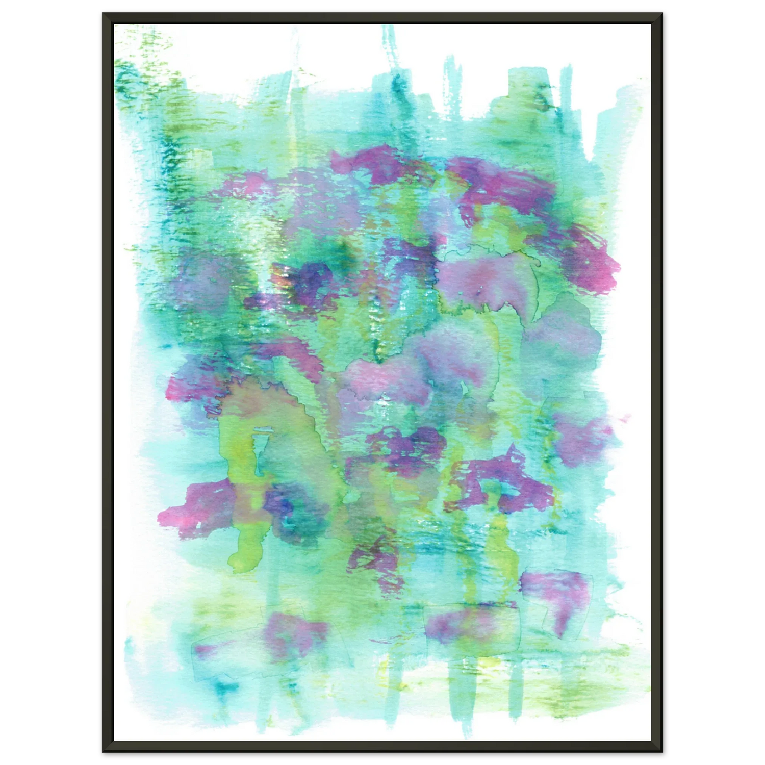 Classic Semi-Glossy Paper Metal Framed Poste Eclosions Sauvages - Laure Leprince - Artiste Peintre