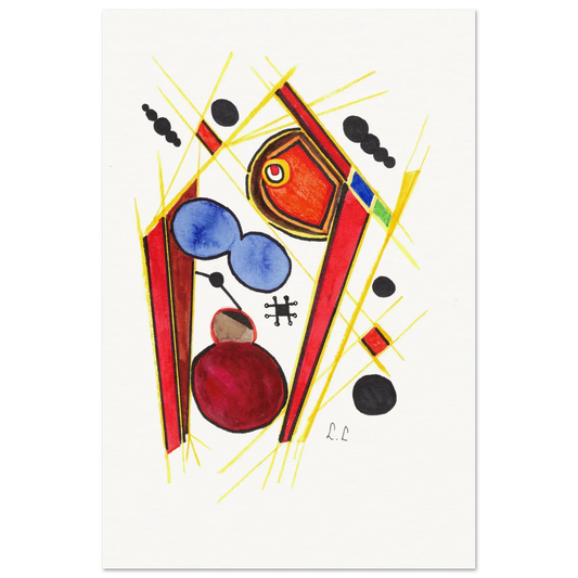 Affiche artistique papier mat qualité musée | Impression fine art premium - Laure Leprince - Artiste Peintre
