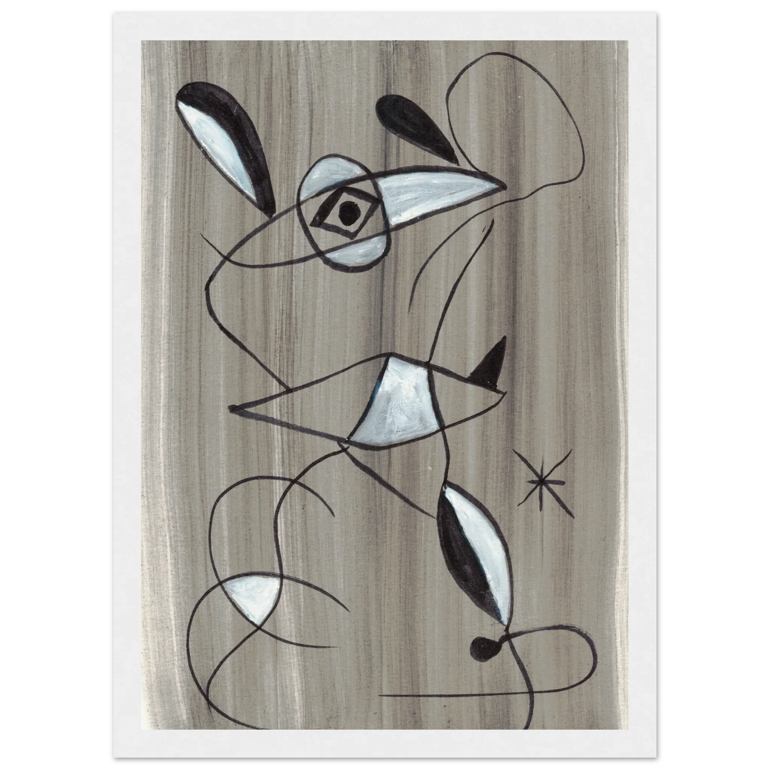 Affiche encadrée bois | Papier mat qualité musée | Aquarelle originale Laure Leprince - Laure Leprince - Artiste Peintre