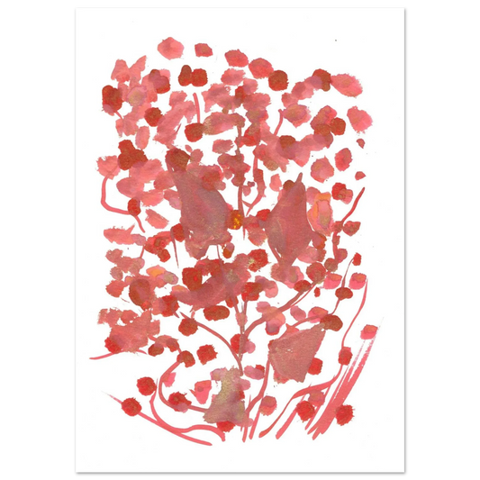 Premium Matte Paper Poster Aquarelle Originale RDJ3-5 - Laure Leprince - Artiste Peintre