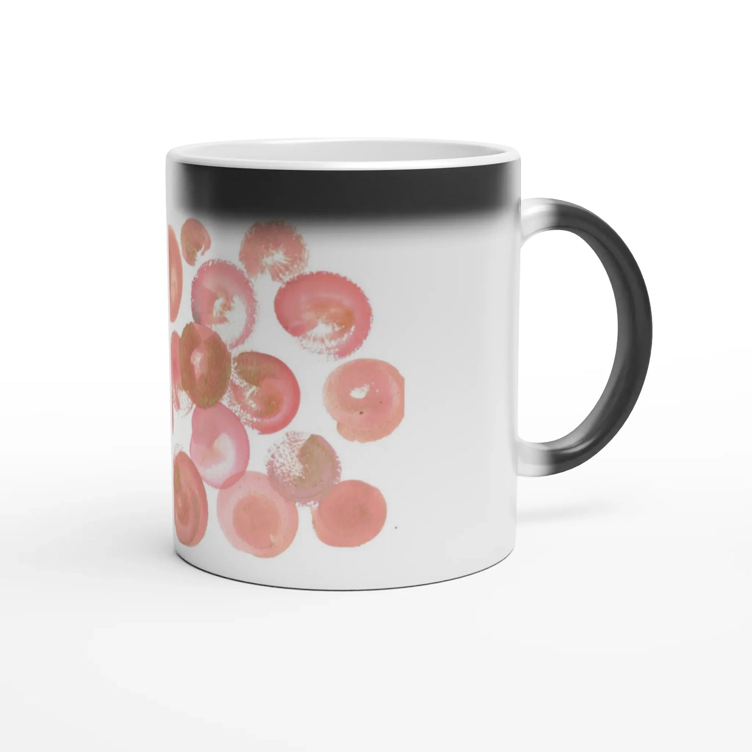 Mug magique en céramique 325 ml Rosée Pétale – Révèlez votre motif à la chaleur - Laure Leprince - Artiste Peintre