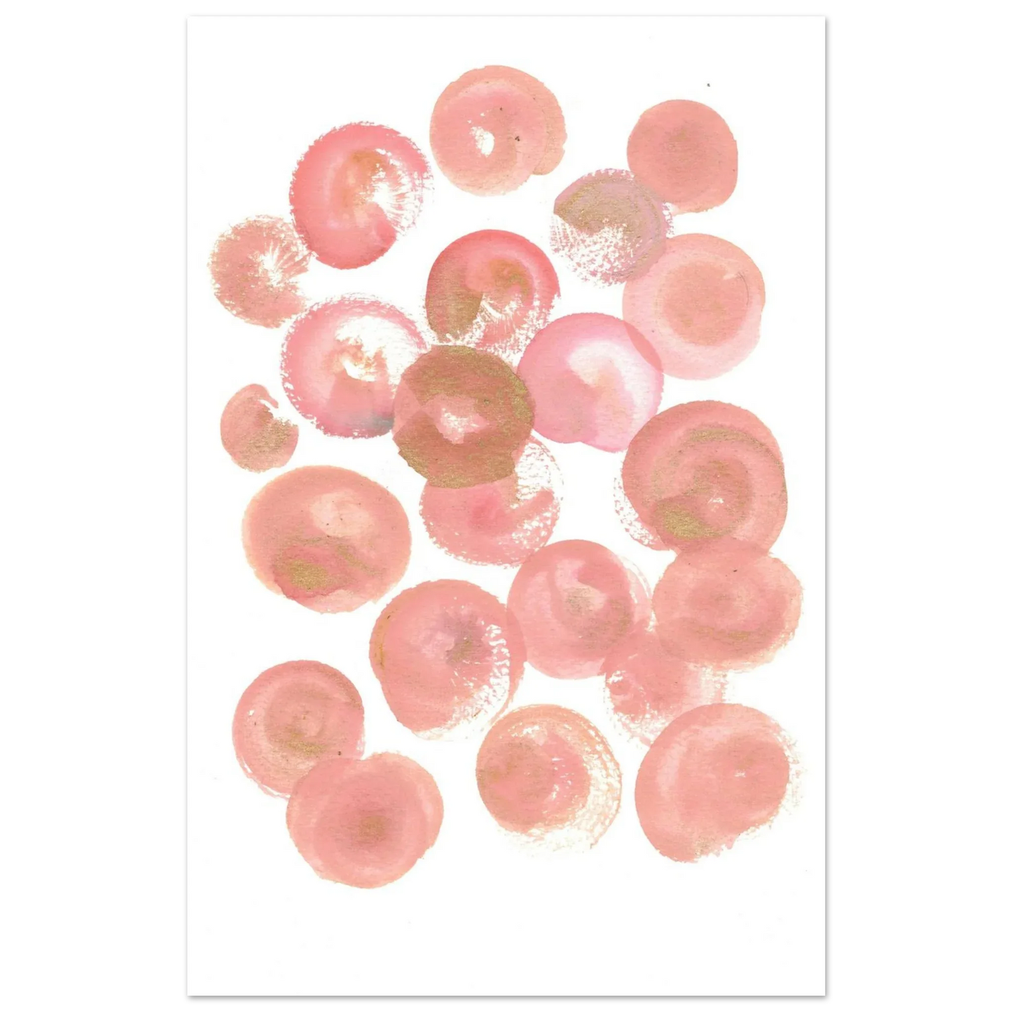 Premium Matte Paper Poster Aquarelle Originale RDJ3-4 - Laure Leprince - Artiste Peintre