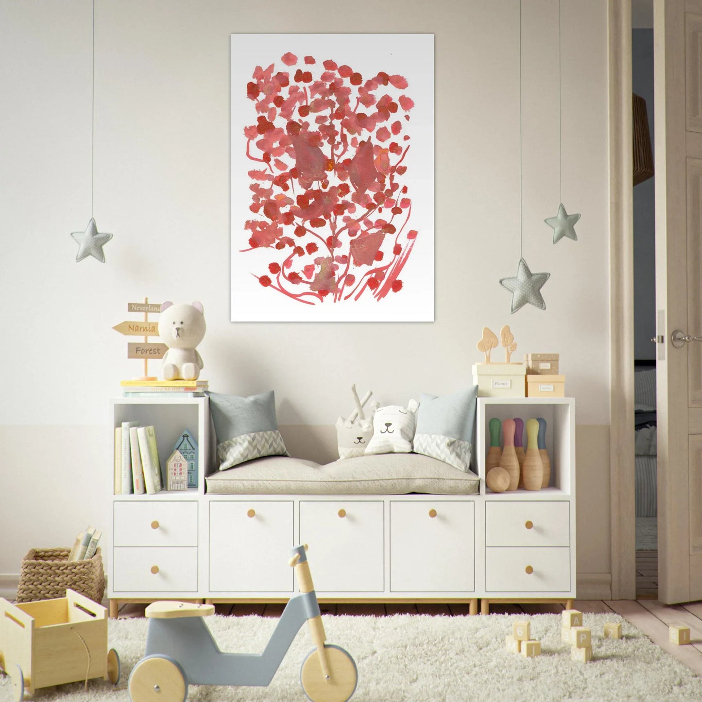 Premium Matte Paper Poster Aquarelle Originale RDJ3-5 - Laure Leprince - Artiste Peintre