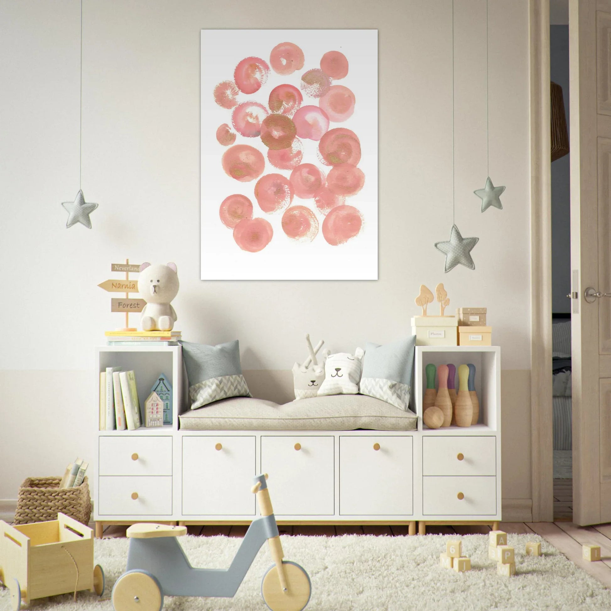 Premium Matte Paper Poster Aquarelle Originale RDJ3-4 - Laure Leprince - Artiste Peintre