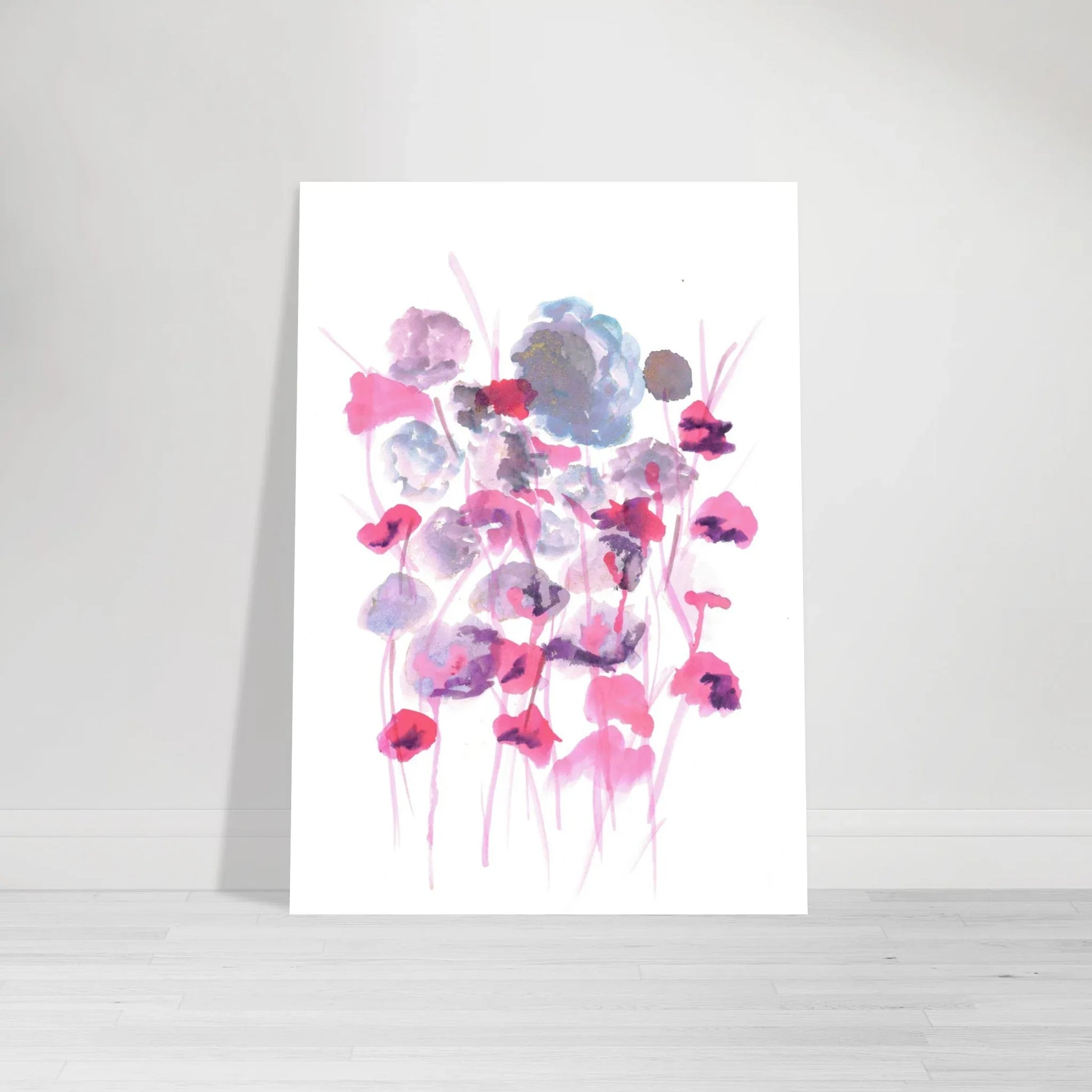 Premium Matte Paper Poster Aquarelle Originale RDJ3-12 - Laure Leprince - Artiste Peintre