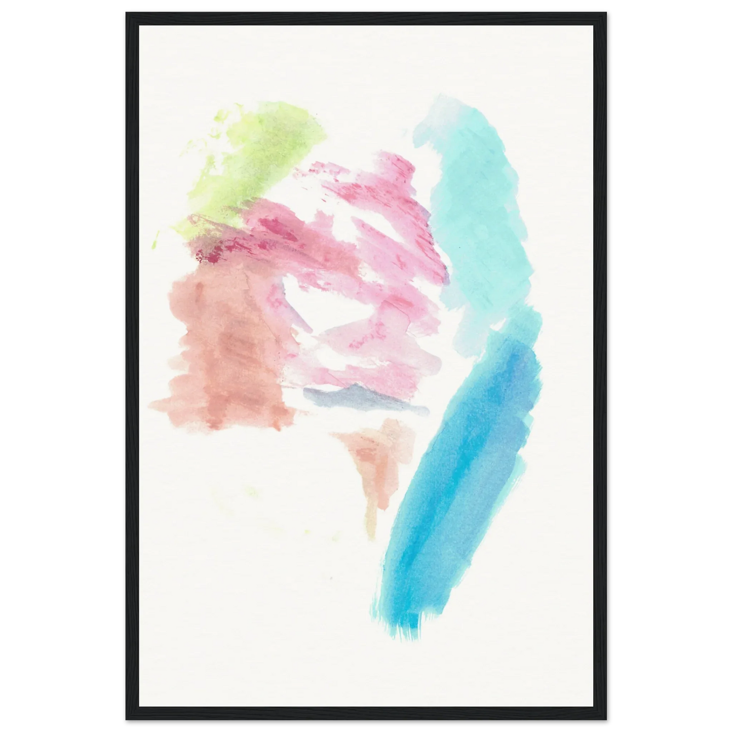 Affiche Encadrée Museum-Quality Matte Paper Wooden Framed Aurore Pastel - Laure Leprince - Artiste Peintre