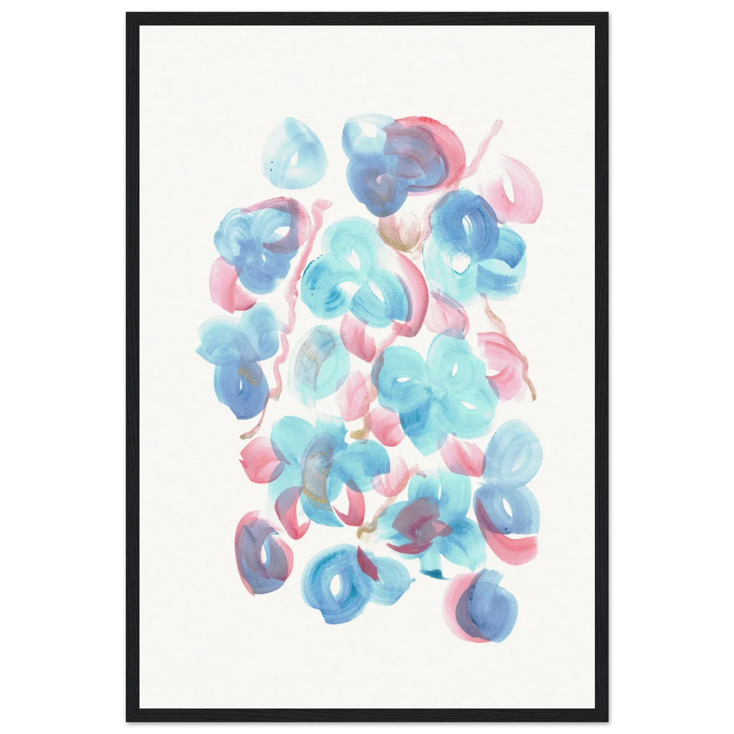 Affiche Encadrée Museum-Quality Matte Paper Wooden Framed Masque - Laure Leprince - Artiste Peintre