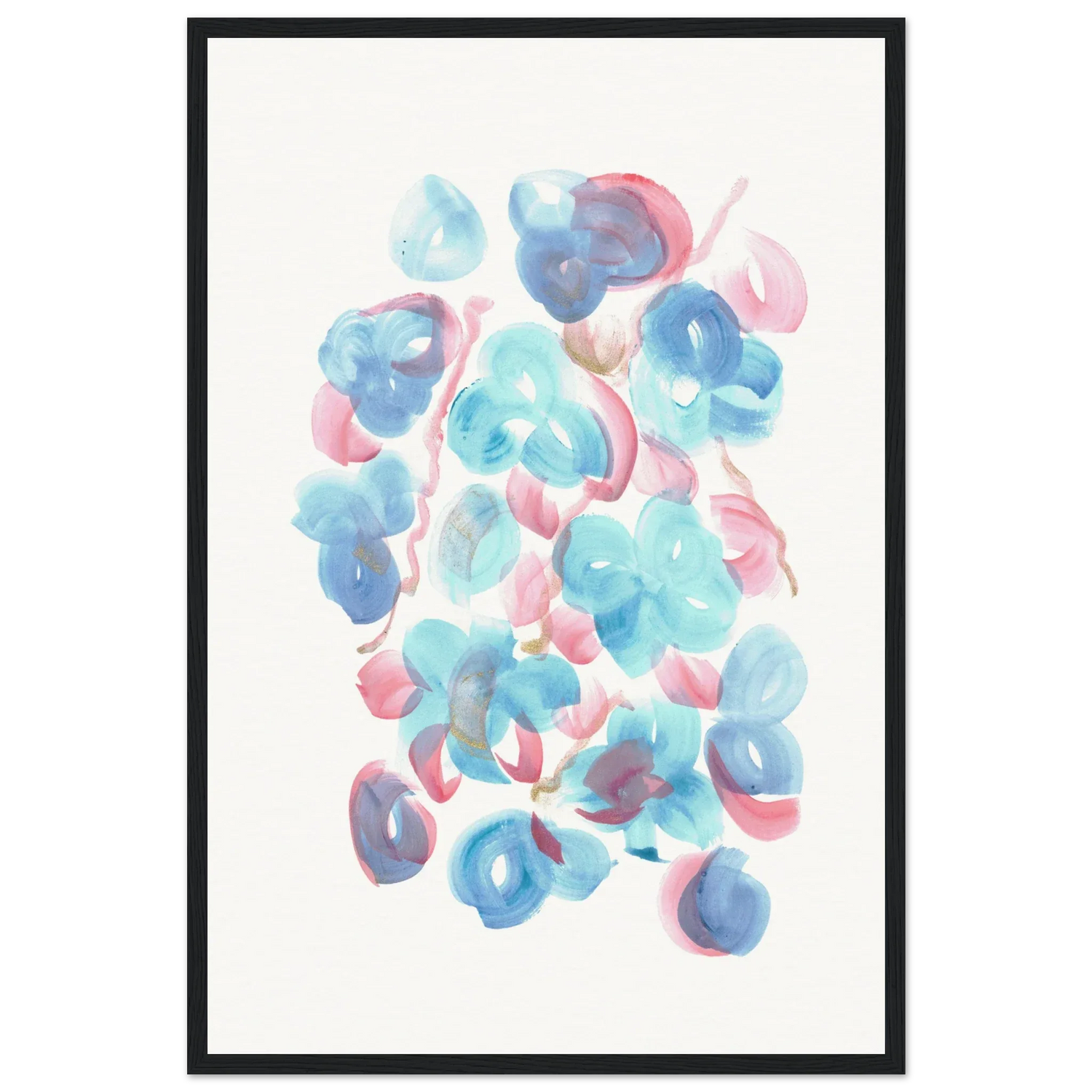 Affiche Encadrée Museum-Quality Matte Paper Wooden Framed Masque - Laure Leprince - Artiste Peintre