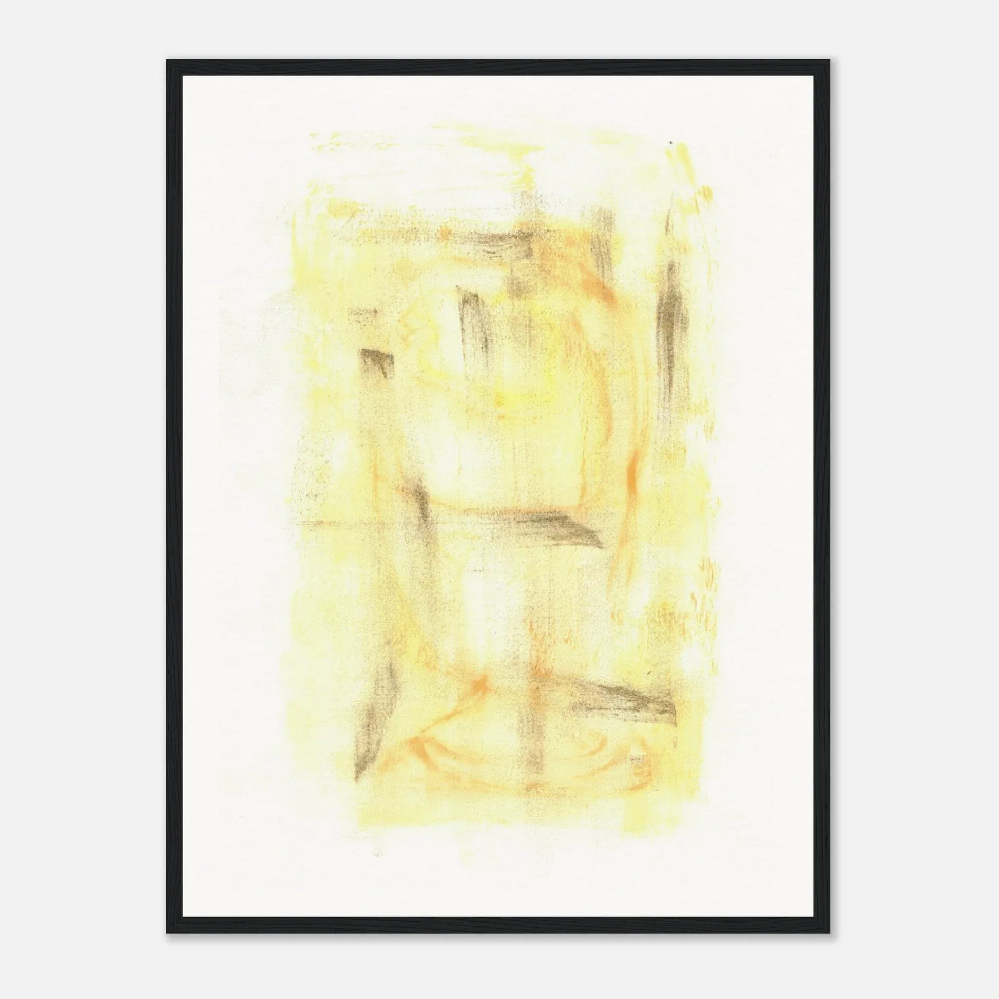 Affiche Encadrée Museum-Quality Matte Paper Wooden Framed Golden Haze - Laure Leprince - Artiste Peintre