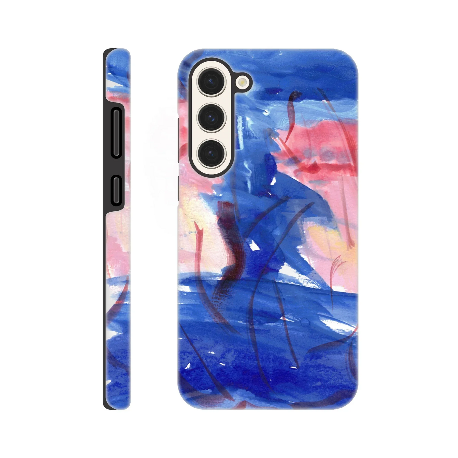 Premium Samsung Tough Case – Design Artistique Midnight Siren - Laure Leprince - Artiste Peintre